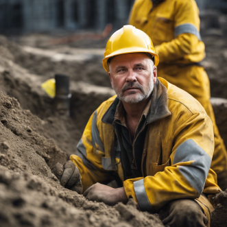 Ocena ryzyka zawodowego Pracownik budowlany - prace w wykopach